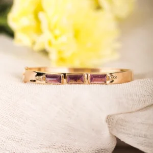 50-talsbangle med ametister
