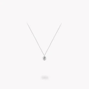 ‘Bezel’ Halsband med diamant