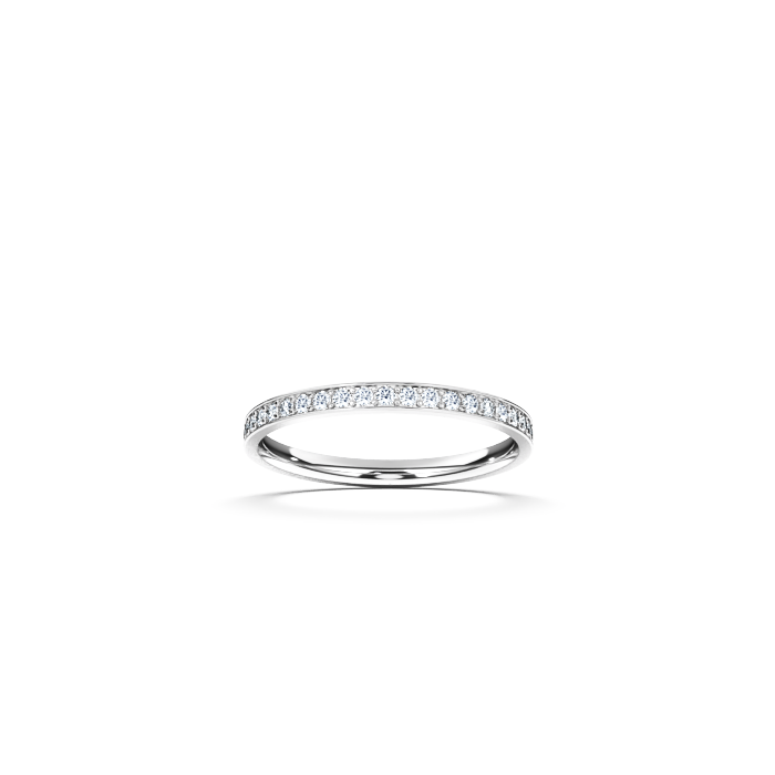 ‘Classic’ Alliansring med diamanter, 0.01 ct