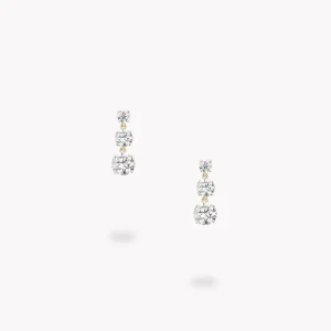 ‘Classic’ Diamantörhängen, Gulguld, 2.94 Carat