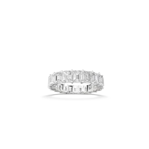‘Constance’ Eternity ring med smaragdslipade diamanter