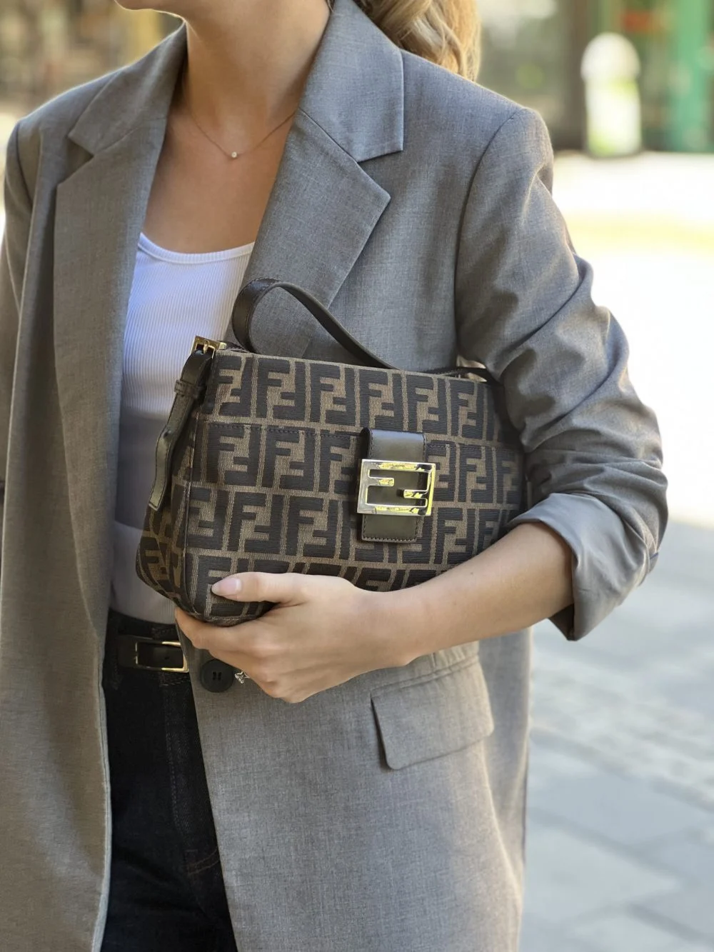 Fendi Zucca Shoulder Bag - Bild 2