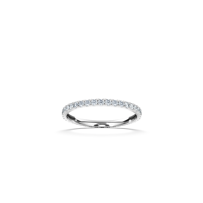 ‘Forever’ Alliansring med diamanter, 0.015 ct