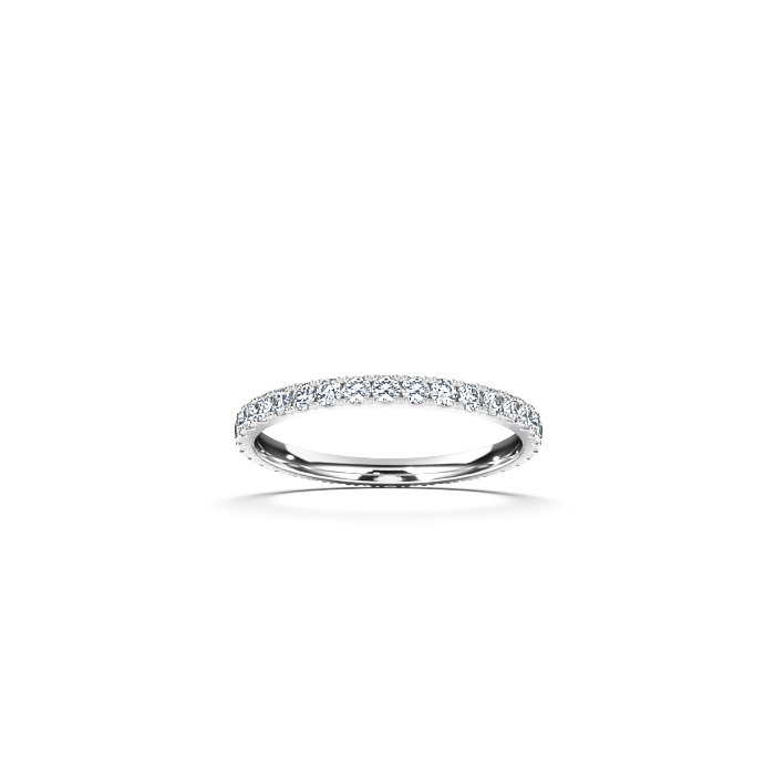 ‘Forever’ Alliansring med diamanter, 0.02 ct