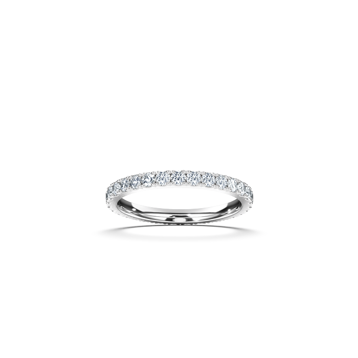 ‘Forever’ Alliansring med diamanter, 0.03 ct
