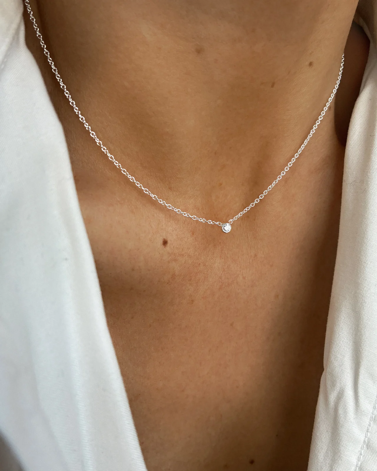 Hope Single Necklace Silver - Bild 2