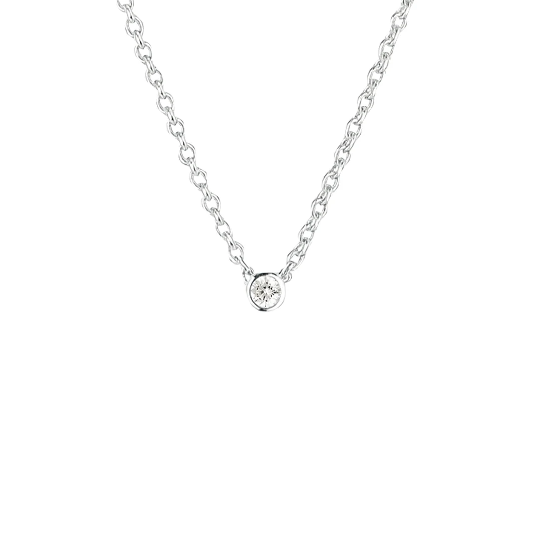 Hope Single Necklace Silver
