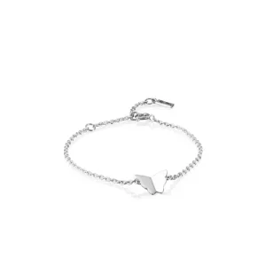 Little Miss Butterfly Bracelet – Silver