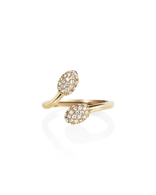 Love Bead Twin Ring – Diamonds
