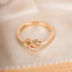 Love Knot med diamanter