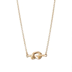 Love Knot Necklace Gold