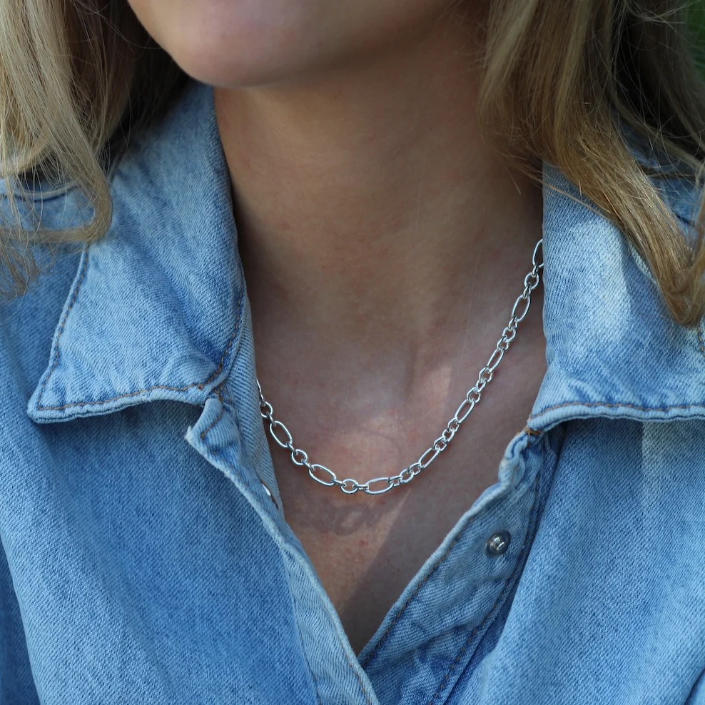Oval Round Chain Necklace - Bild 2