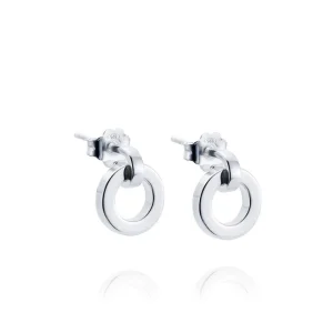 Ring Around Earrings – Silver
