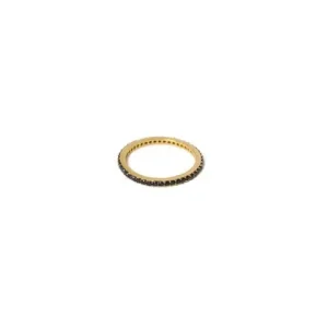 Ring i förgyllt äkta silver, 18.0