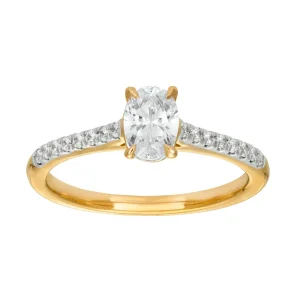 Ring med labbodlad diamant, 15.0