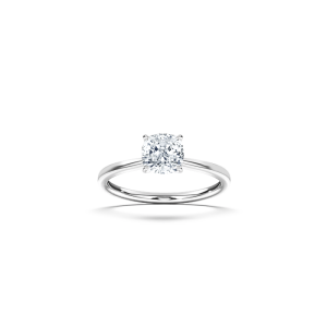 ‘Signature’ Solitärring med Kuddslipad Diamant