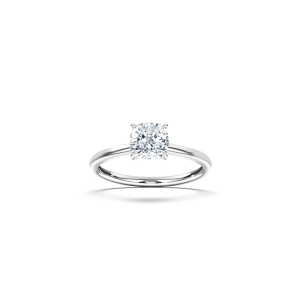 ‘Signature’ Solitärring med Kuddslipad Diamant