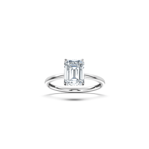 ’Signature’ Solitärring med Smaragdslipad Diamant