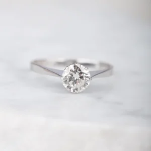 Solitärring på 1,13 ct tillverkad år 1954