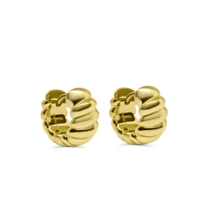 Spiral Chunky Hoops