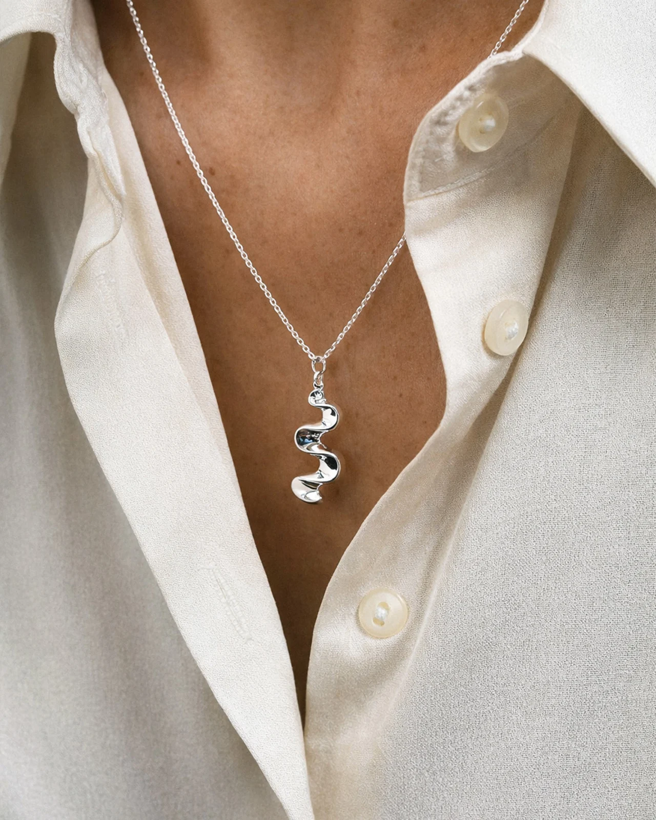 Water Flow Small Necklace - Bild 2
